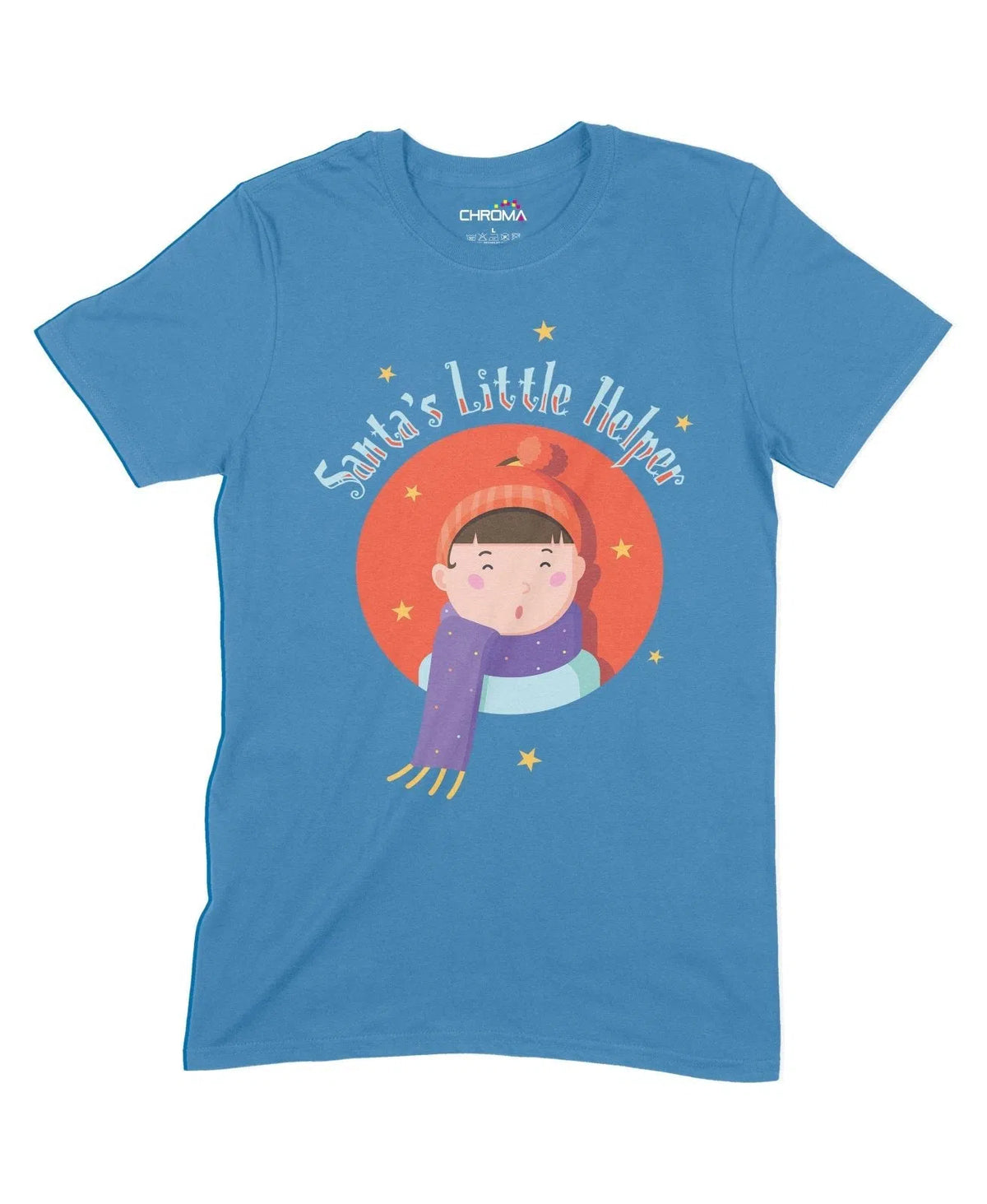 Santa's Little Helper Unisex Adult T-Shirt Chroma Clothing