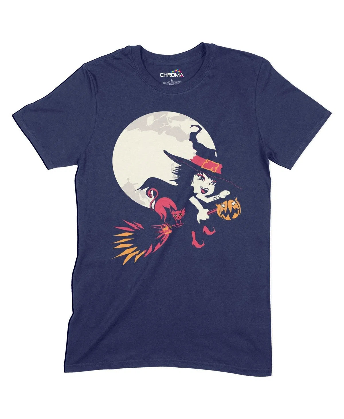 Sassy Witch Halloween Unisex Adult T-Shirt | Premium Halloween Clothin Chroma Clothing