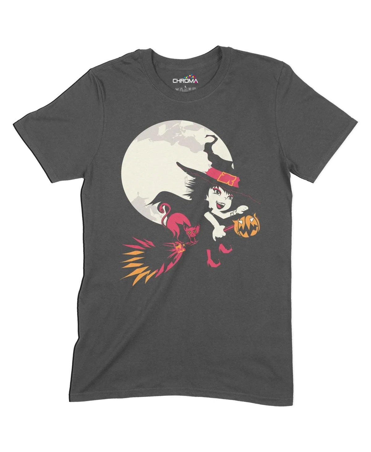 Sassy Witch Halloween Unisex Adult T-Shirt | Premium Halloween Clothin Chroma Clothing