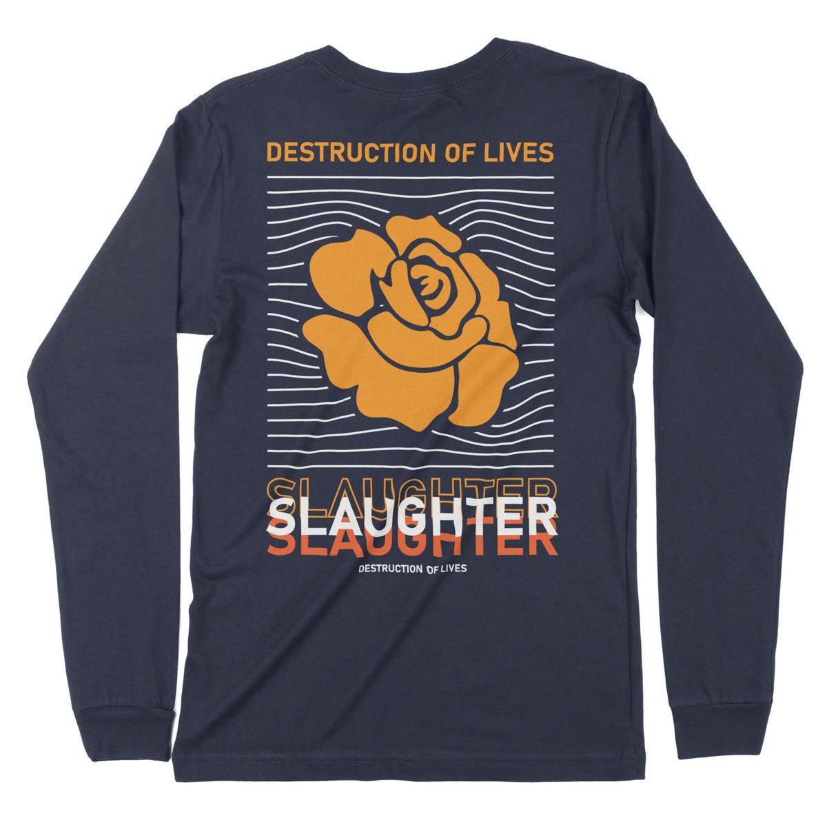 Slaughter | Back Print | Long-Sleeve T-Shirt | Premium Quality Streetw Chroma Clothing