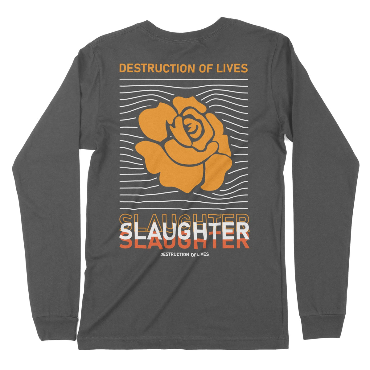 Slaughter | Back Print | Long-Sleeve T-Shirt | Premium Quality Streetw Chroma Clothing
