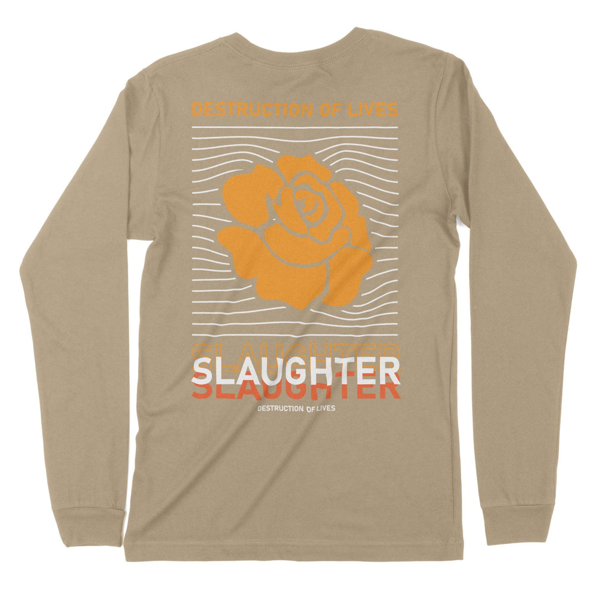 Slaughter | Back Print | Long-Sleeve T-Shirt | Premium Quality Streetw Chroma Clothing
