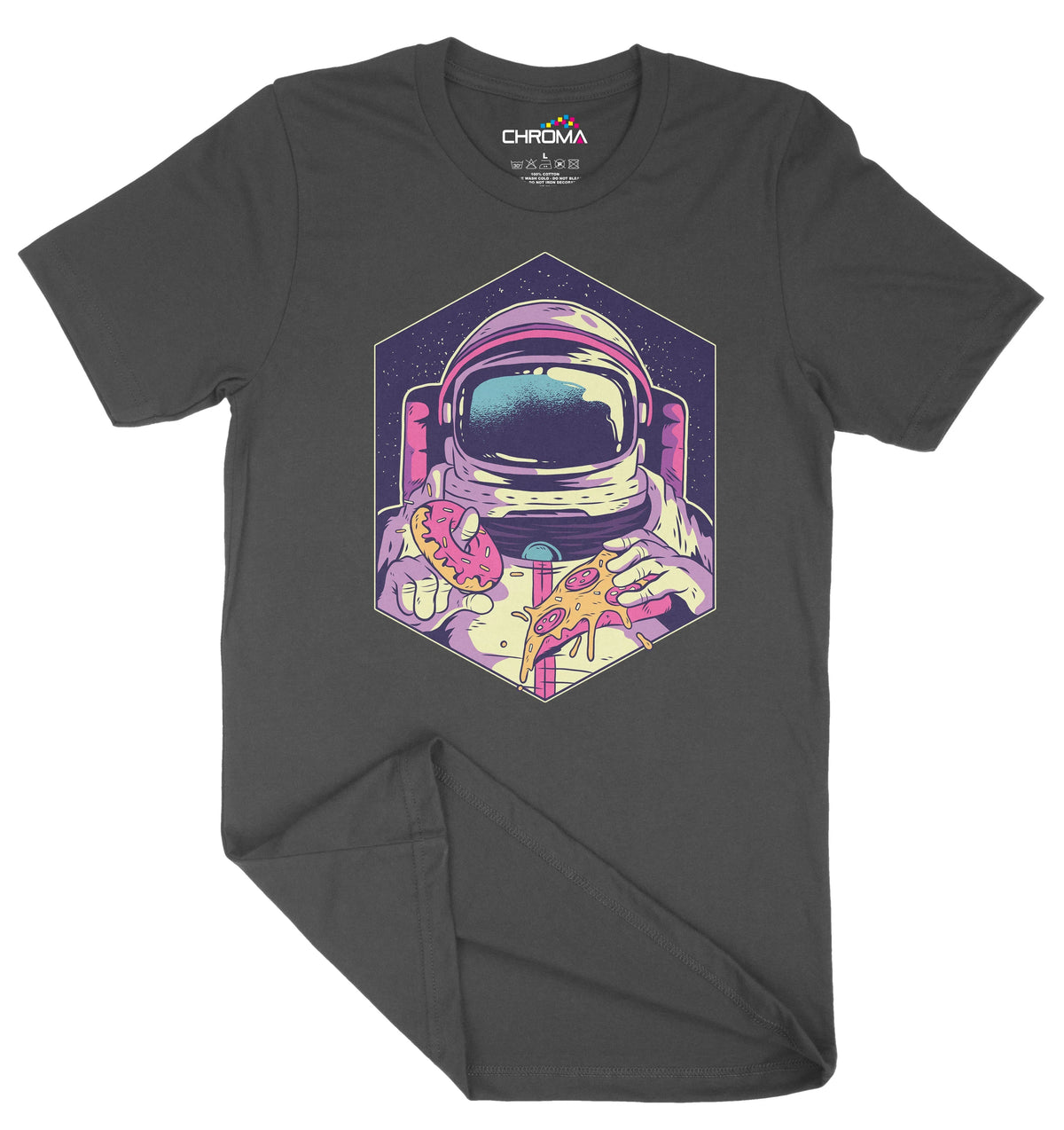 Space Food Unisex Adult T-Shirt | Premium Quality Streetwear Chroma Clothing
