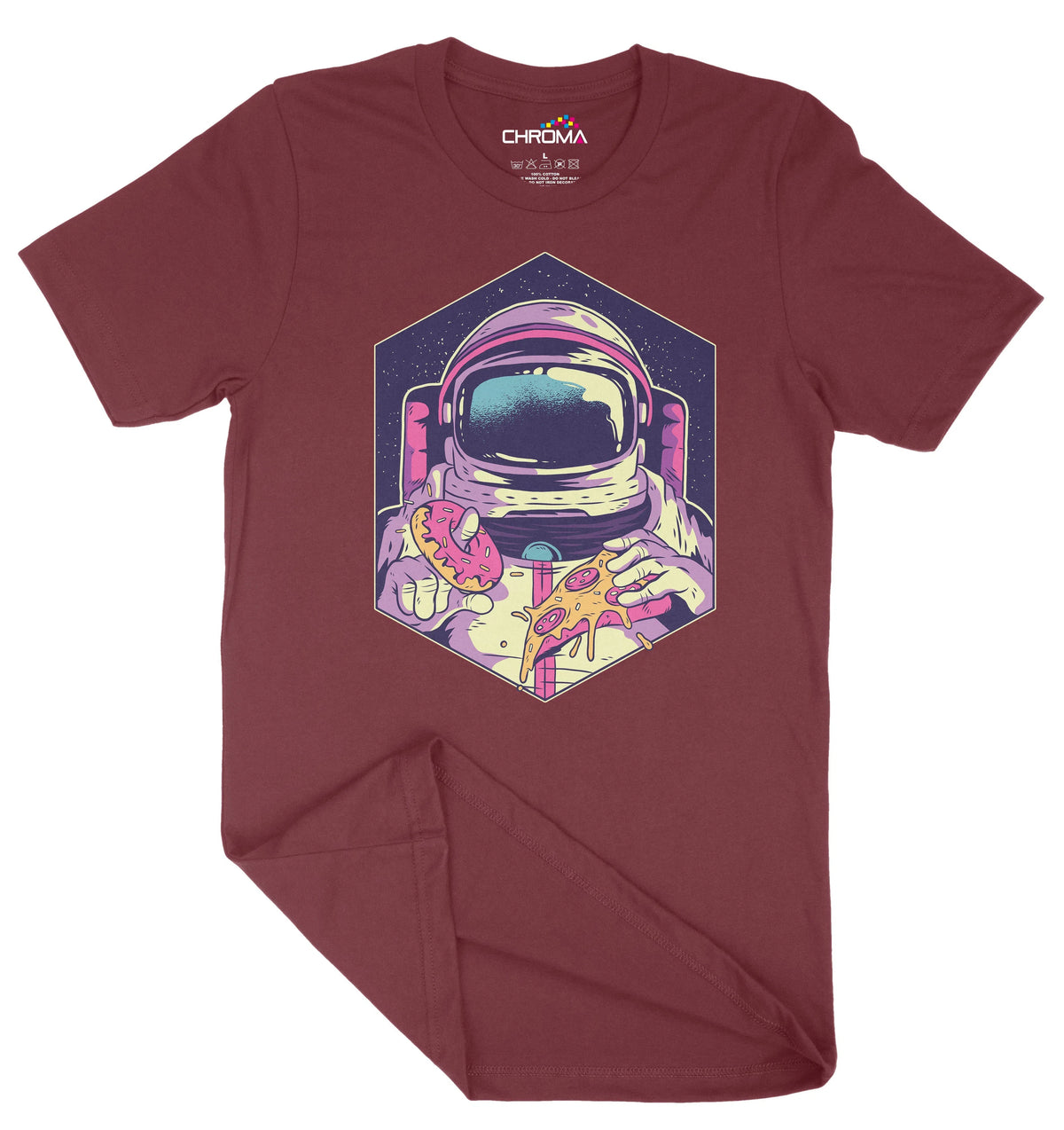 Space Food Unisex Adult T-Shirt | Premium Quality Streetwear Chroma Clothing