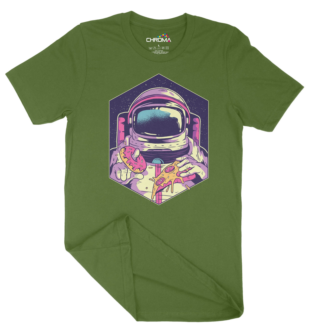 Space Food Unisex Adult T-Shirt | Premium Quality Streetwear Chroma Clothing