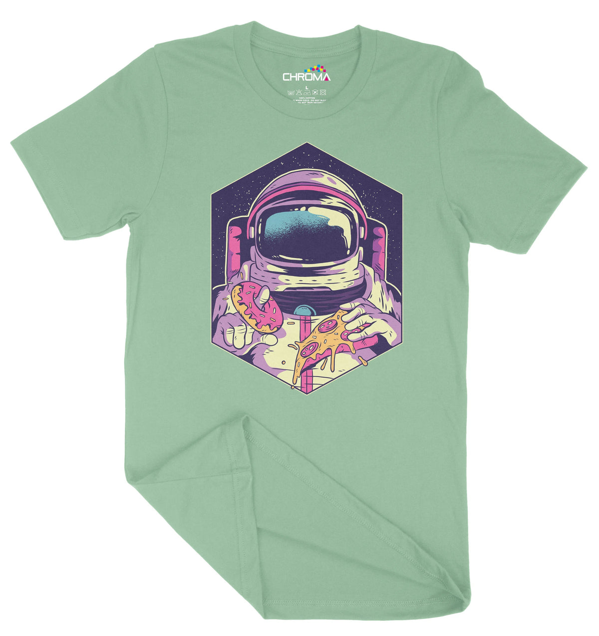 Space Food Unisex Adult T-Shirt | Premium Quality Streetwear Chroma Clothing