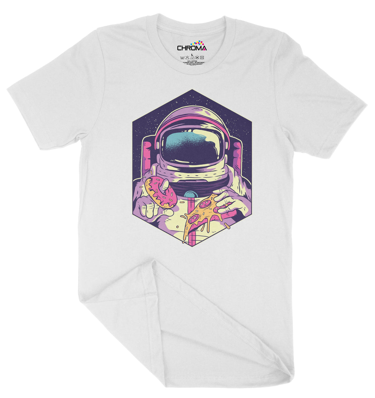 Space Food Unisex Adult T-Shirt | Premium Quality Streetwear Chroma Clothing