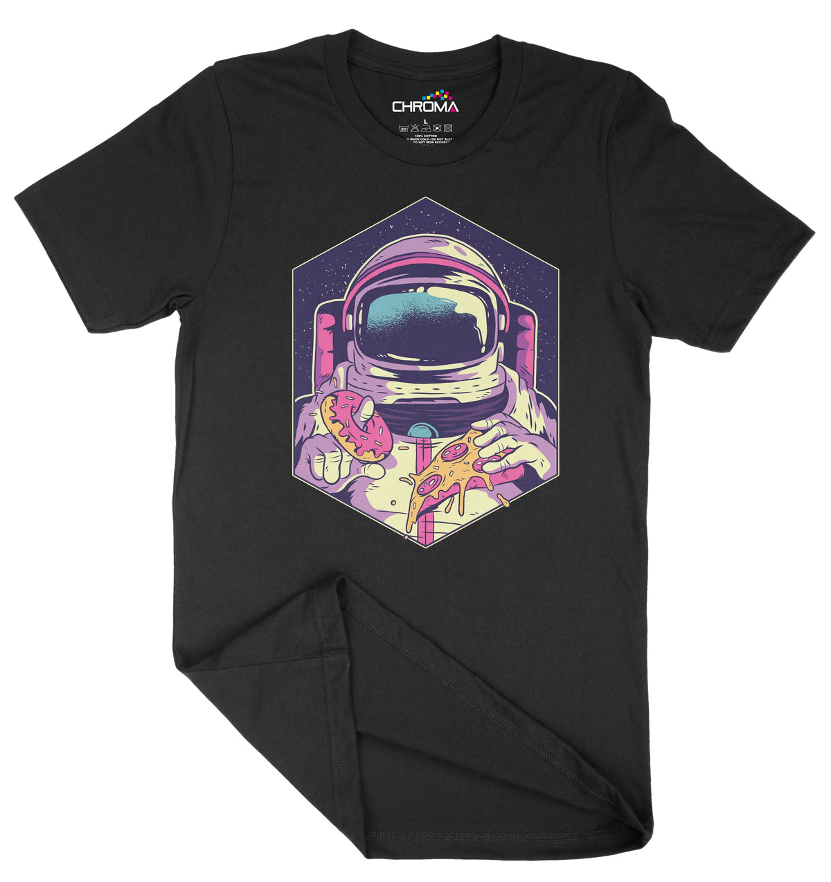 Space Food Unisex Adult T-Shirt | Premium Quality Streetwear Chroma Clothing