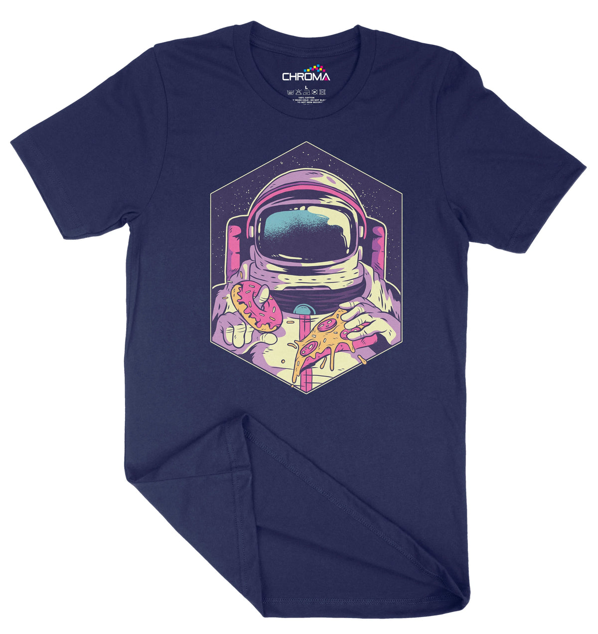 Space Food Unisex Adult T-Shirt | Premium Quality Streetwear Chroma Clothing