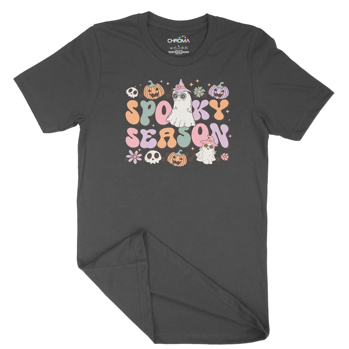 Spooky Season Halloween Unisex Adult T-Shirt | Premium Halloween Cloth Chroma Clothing