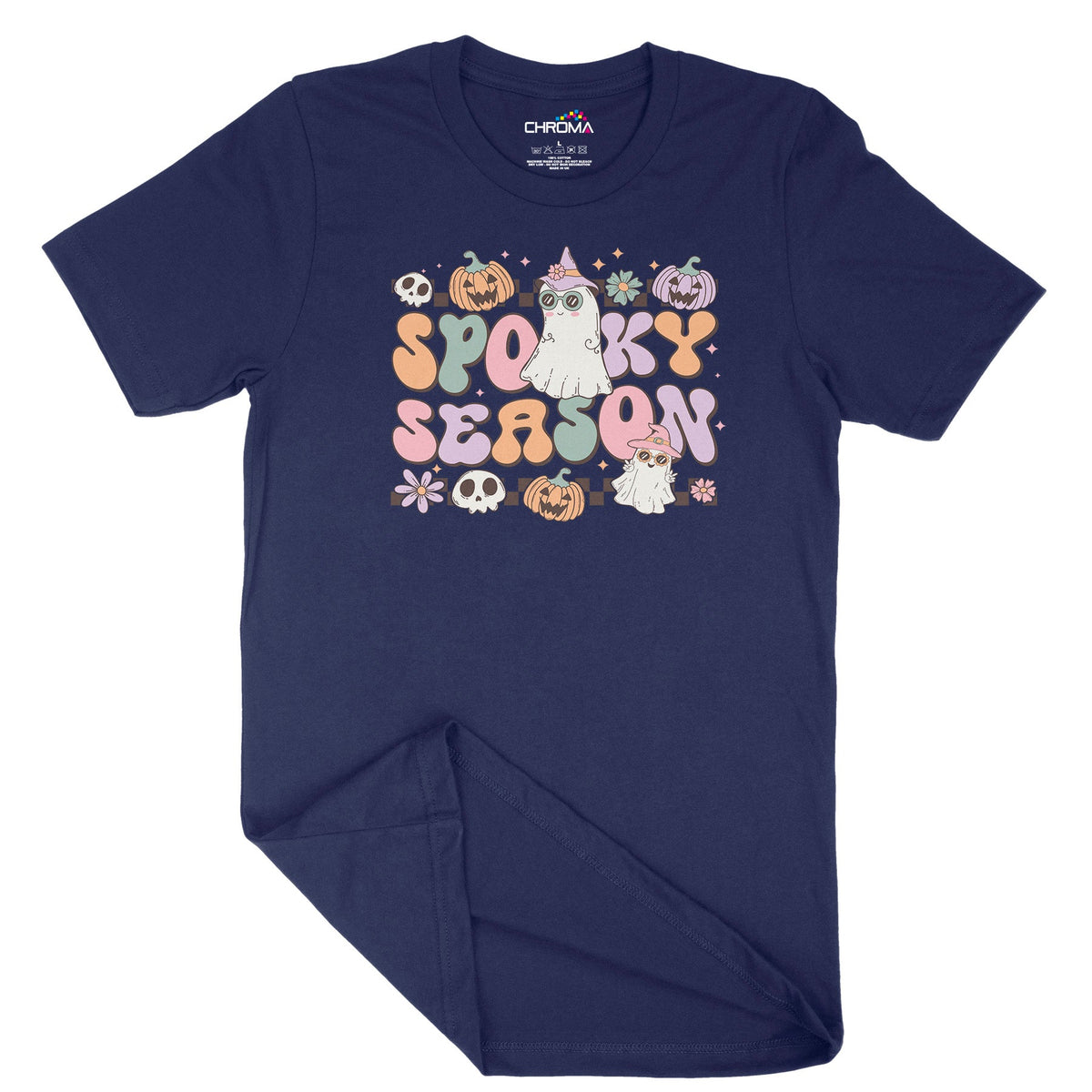 Spooky Season Halloween Unisex Adult T-Shirt | Premium Halloween Cloth Chroma Clothing