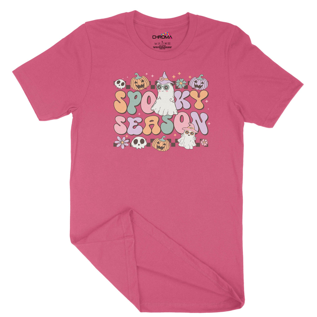Spooky Season Halloween Unisex Adult T-Shirt | Premium Halloween Cloth Chroma Clothing