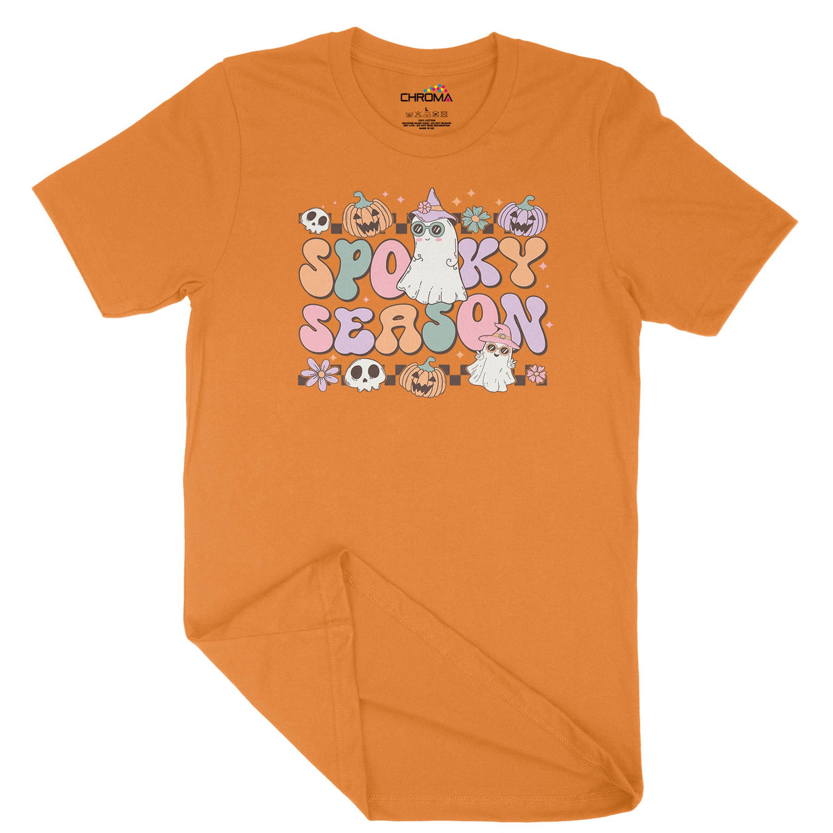 Spooky Season Halloween Unisex Adult T-Shirt | Premium Halloween Cloth Chroma Clothing
