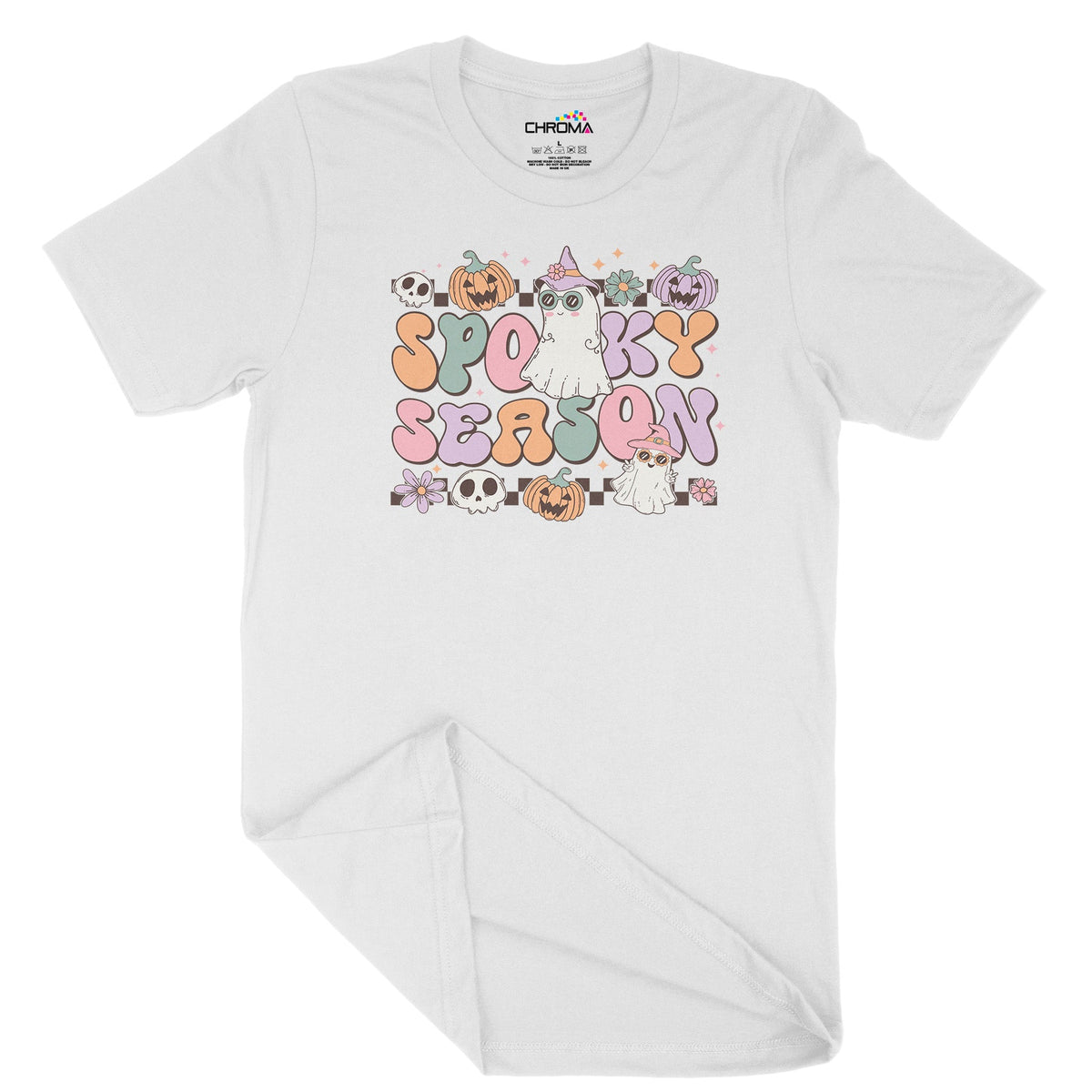 Spooky Season Halloween Unisex Adult T-Shirt | Premium Halloween Cloth Chroma Clothing