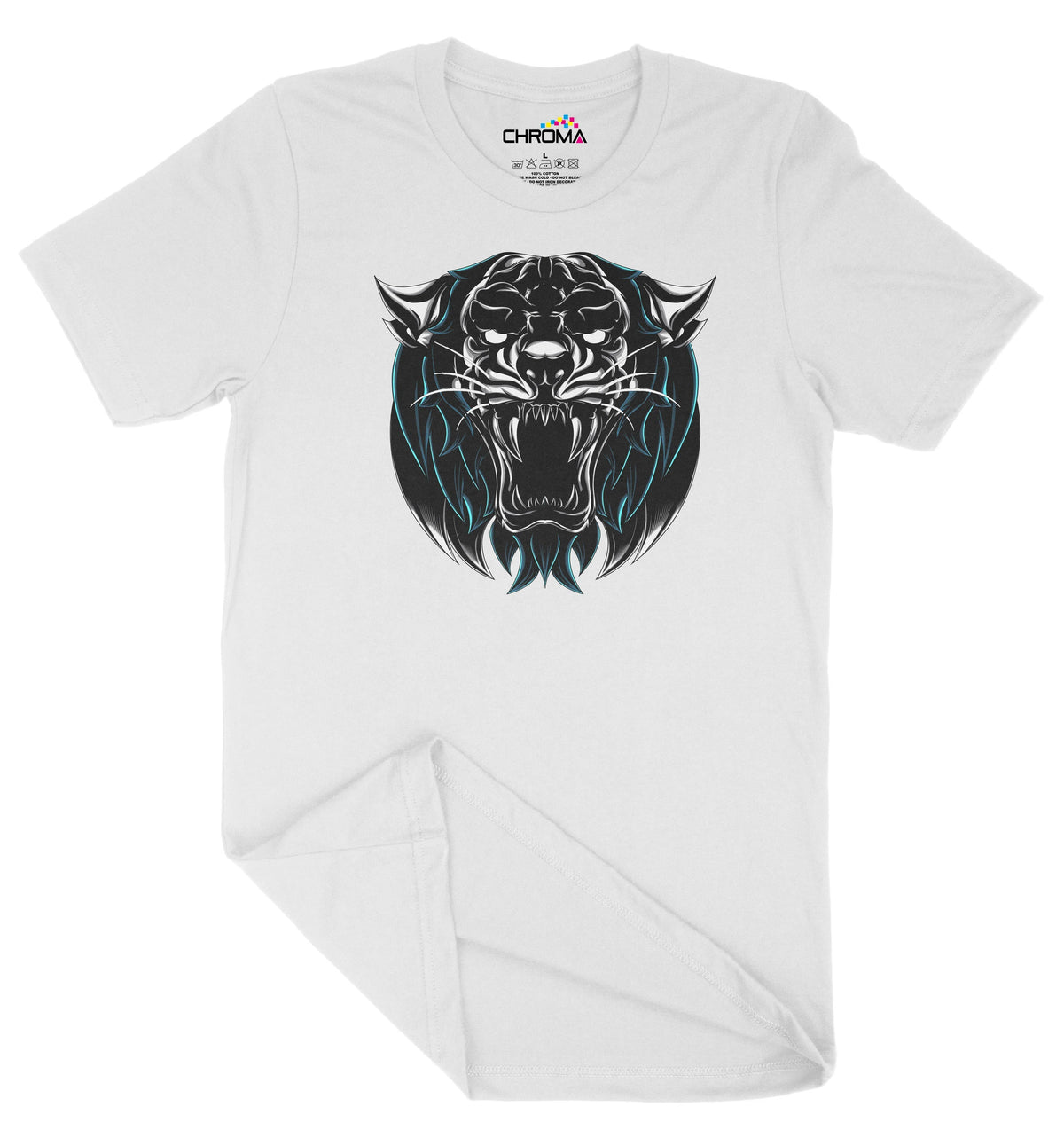 The Blue Panther Unisex Adult T-Shirt | Premium Quality Streetwear Chroma Clothing