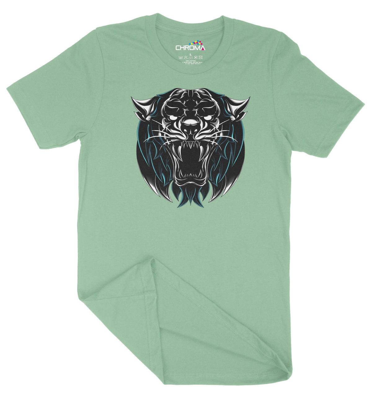 The Blue Panther Unisex Adult T-Shirt | Premium Quality Streetwear Chroma Clothing
