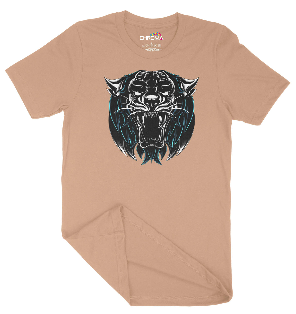 The Blue Panther Unisex Adult T-Shirt | Premium Quality Streetwear Chroma Clothing