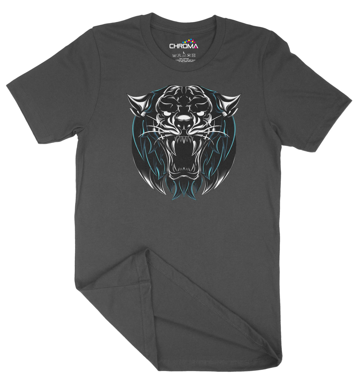 The Blue Panther Unisex Adult T-Shirt | Premium Quality Streetwear Chroma Clothing