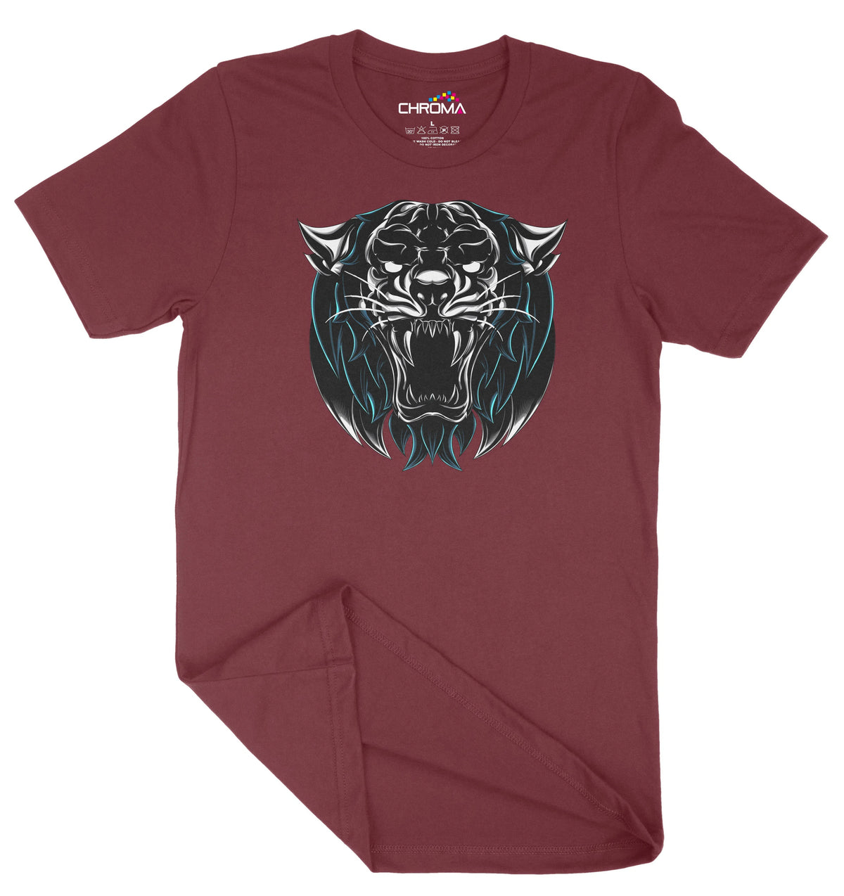The Blue Panther Unisex Adult T-Shirt | Premium Quality Streetwear Chroma Clothing