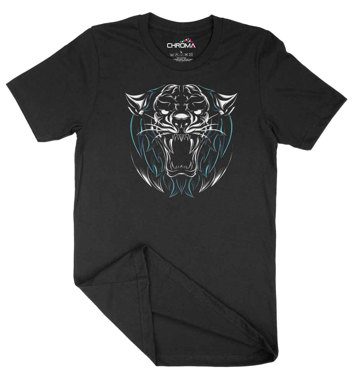 The Blue Panther Unisex Adult T-Shirt | Premium Quality Streetwear Chroma Clothing