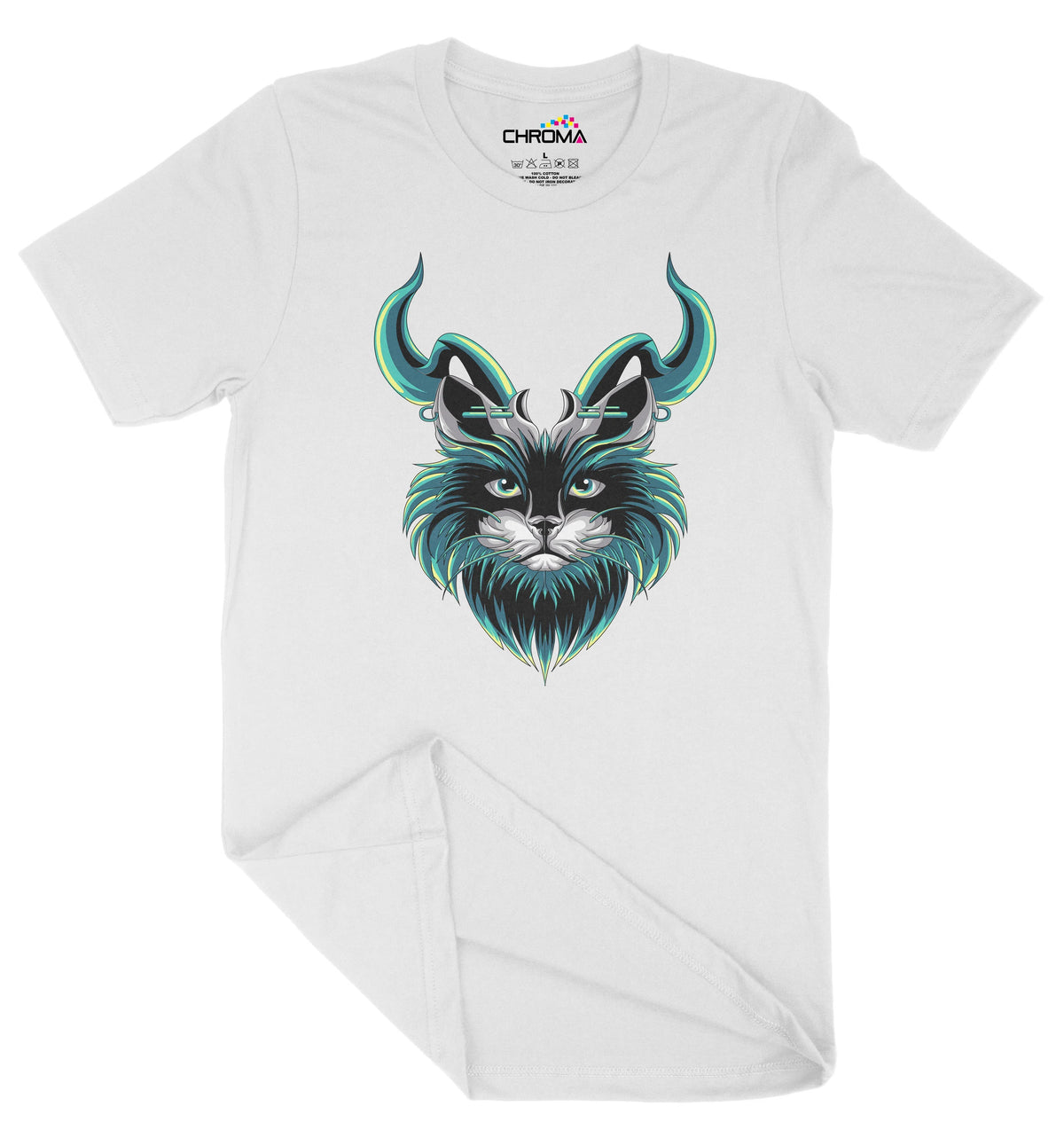The Demon Feline Unisex Adult T-Shirt | Premium Quality Streetwear Chroma Clothing