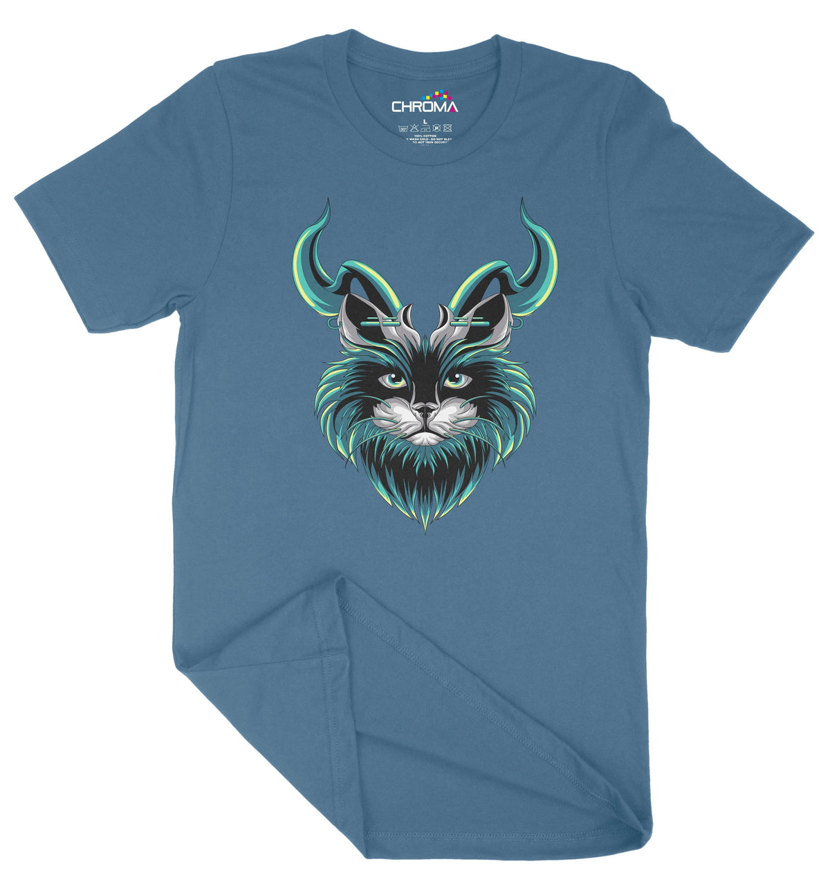 The Demon Feline Unisex Adult T-Shirt | Premium Quality Streetwear Chroma Clothing