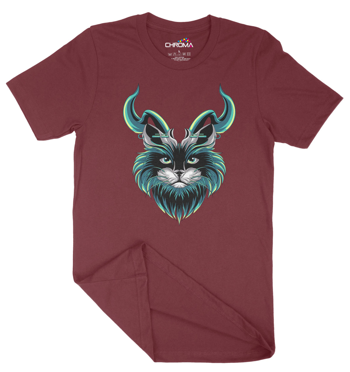 The Demon Feline Unisex Adult T-Shirt | Premium Quality Streetwear Chroma Clothing