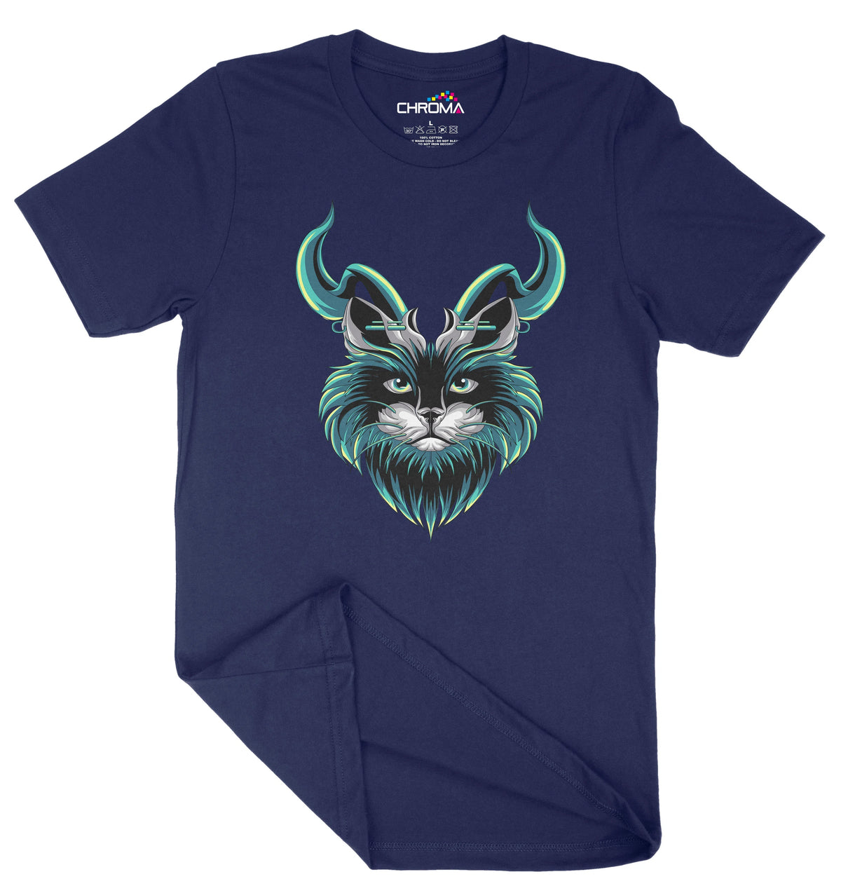 The Demon Feline Unisex Adult T-Shirt | Premium Quality Streetwear Chroma Clothing