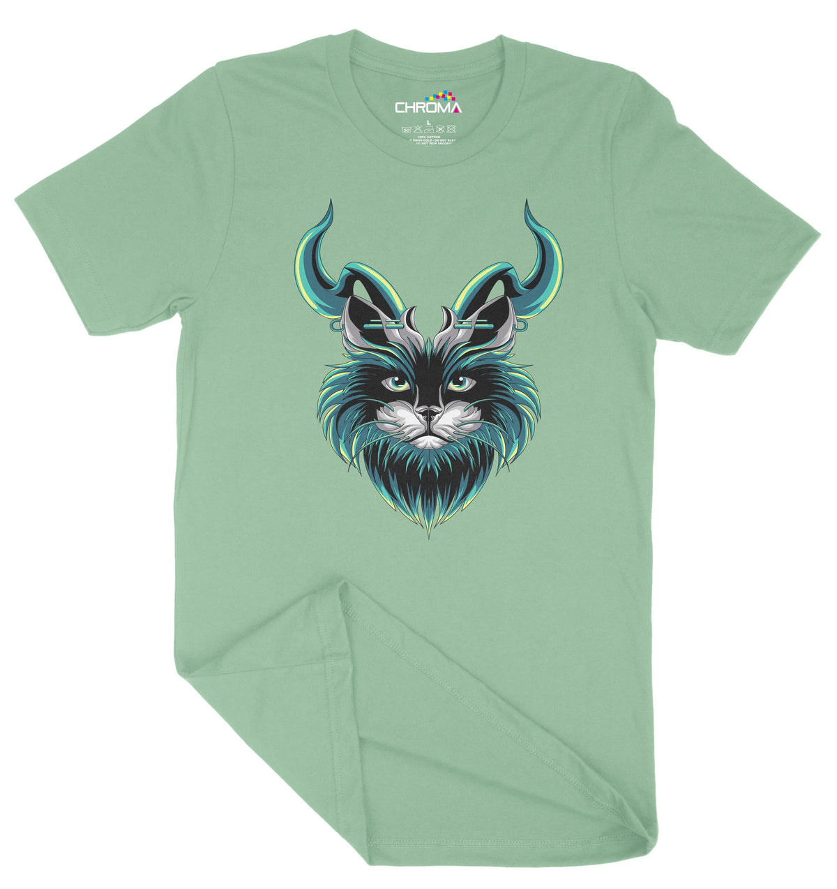The Demon Feline Unisex Adult T-Shirt | Premium Quality Streetwear Chroma Clothing