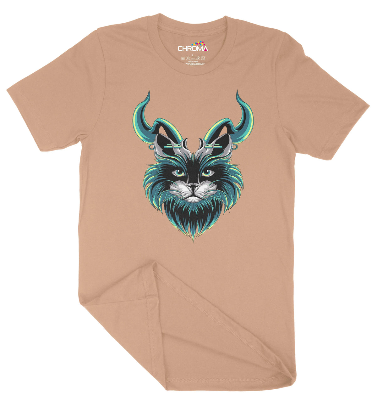 The Demon Feline Unisex Adult T-Shirt | Premium Quality Streetwear Chroma Clothing