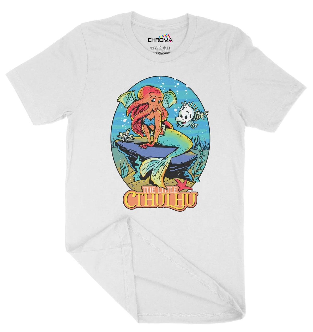 The Little Cthulhu Mermaid Inspired Unisex Adult T-Shirt | Premium Hal Chroma Clothing