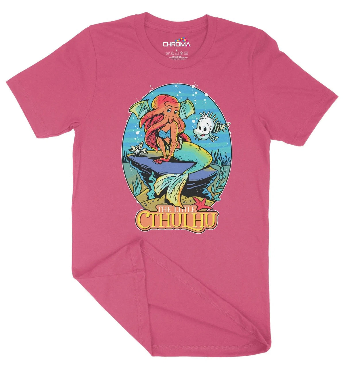The Little Cthulhu Mermaid Inspired Unisex Adult T-Shirt | Premium Hal Chroma Clothing