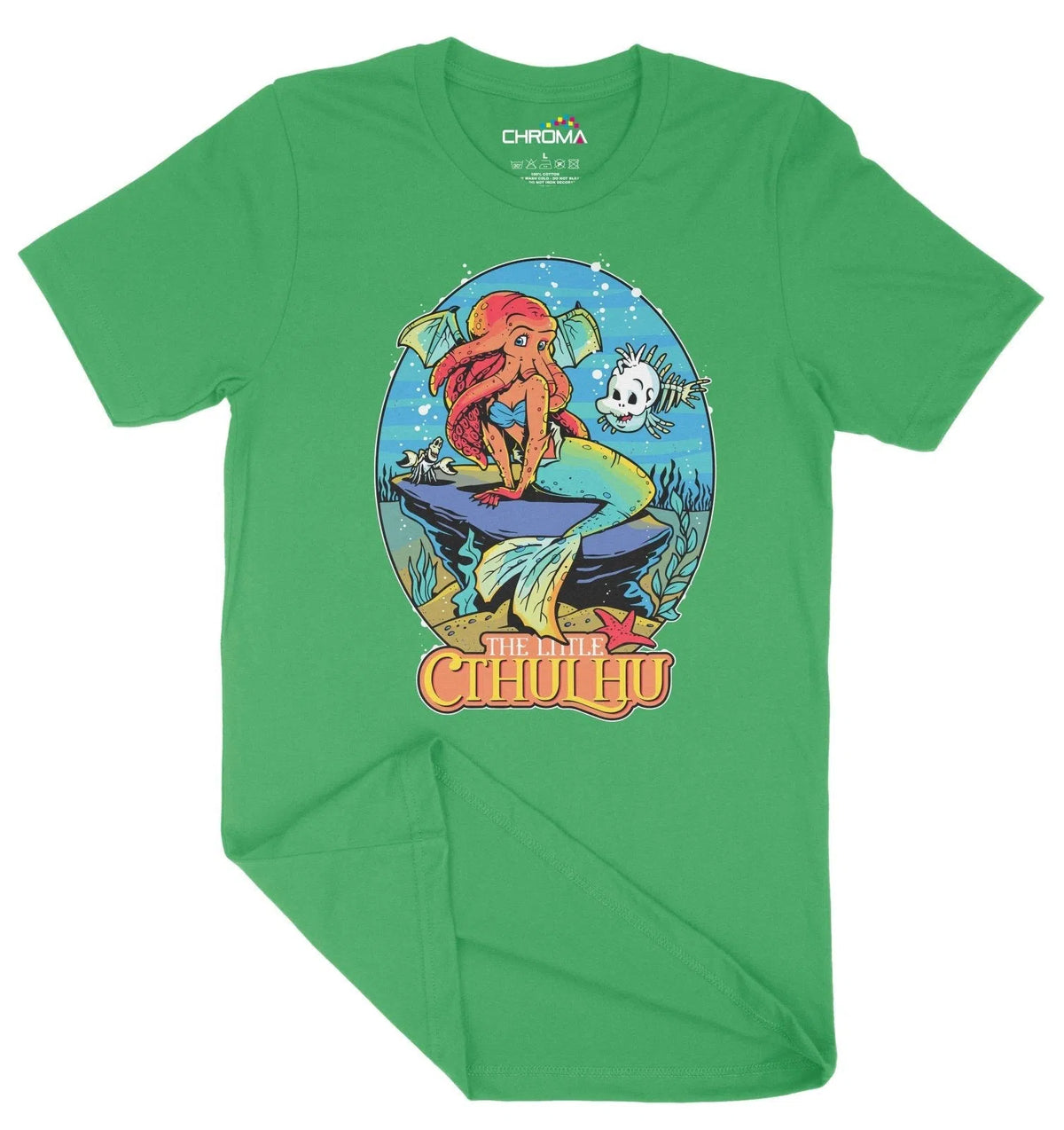 The Little Cthulhu Mermaid Inspired Unisex Adult T-Shirt | Premium Hal Chroma Clothing