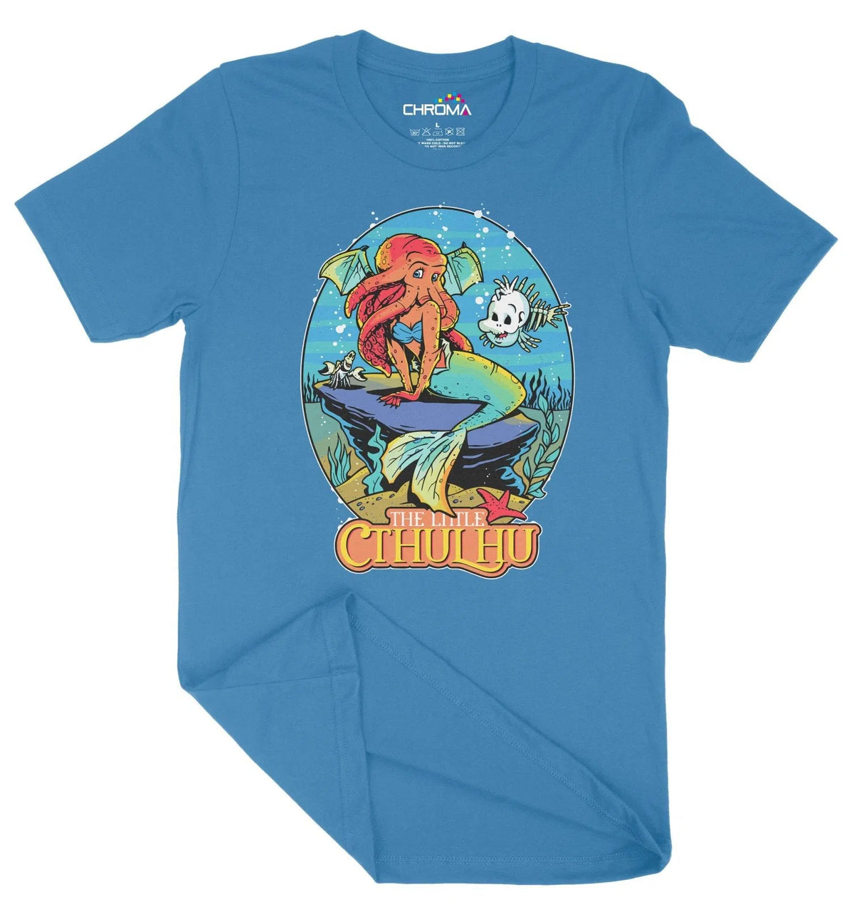 The Little Cthulhu Mermaid Inspired Unisex Adult T-Shirt | Premium Hal Chroma Clothing