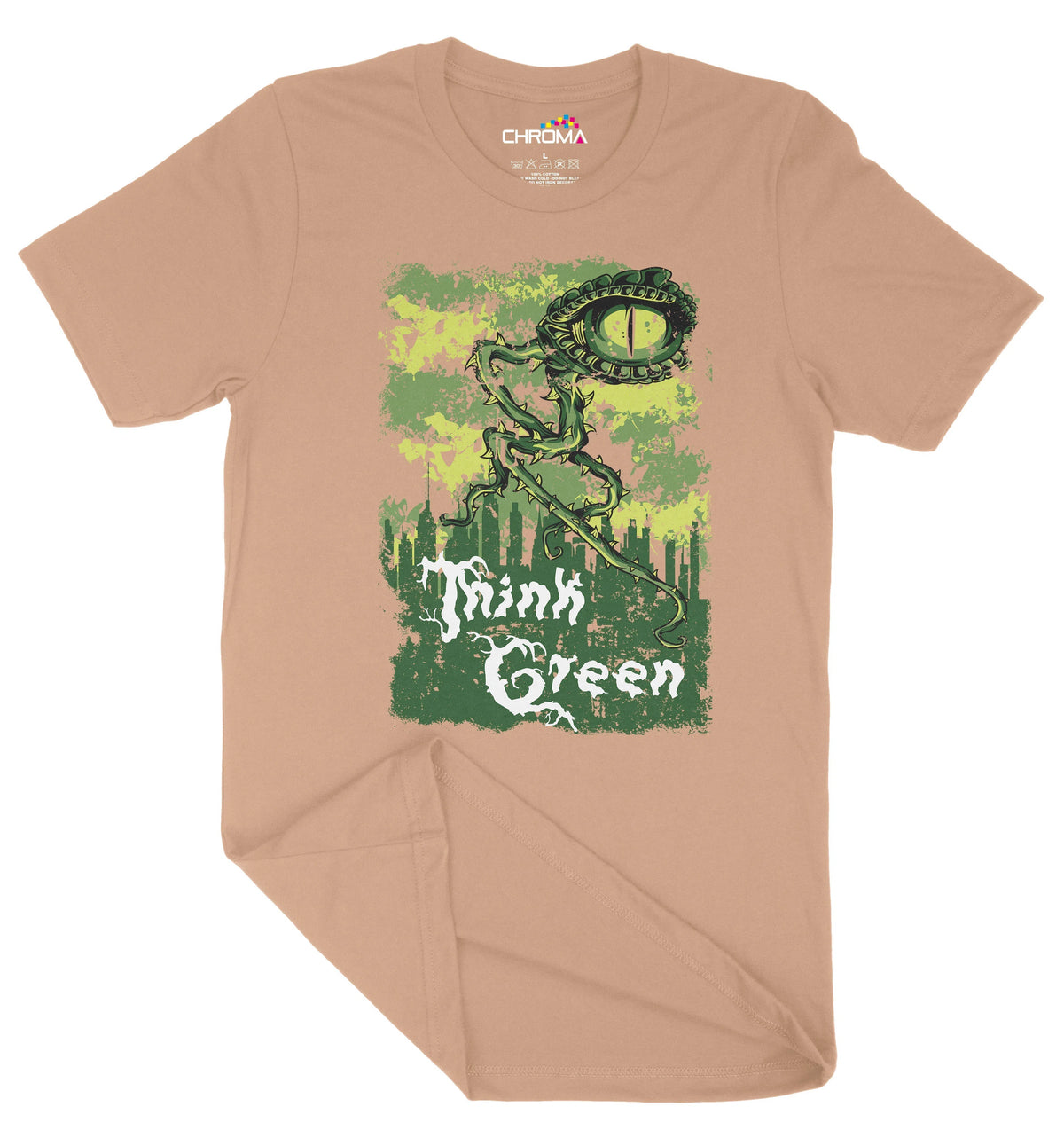 Think Green Unisex Adult T-Shirt | Premium Quality Streetwear Chroma Clothing