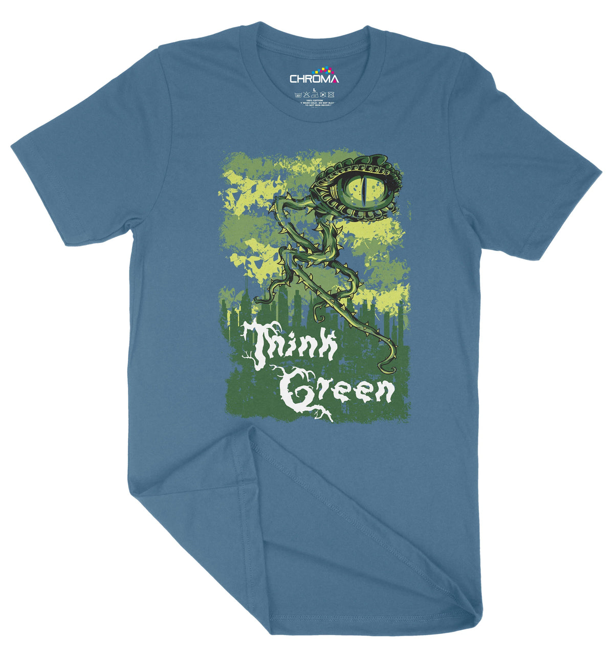 Think Green Unisex Adult T-Shirt | Premium Quality Streetwear Chroma Clothing