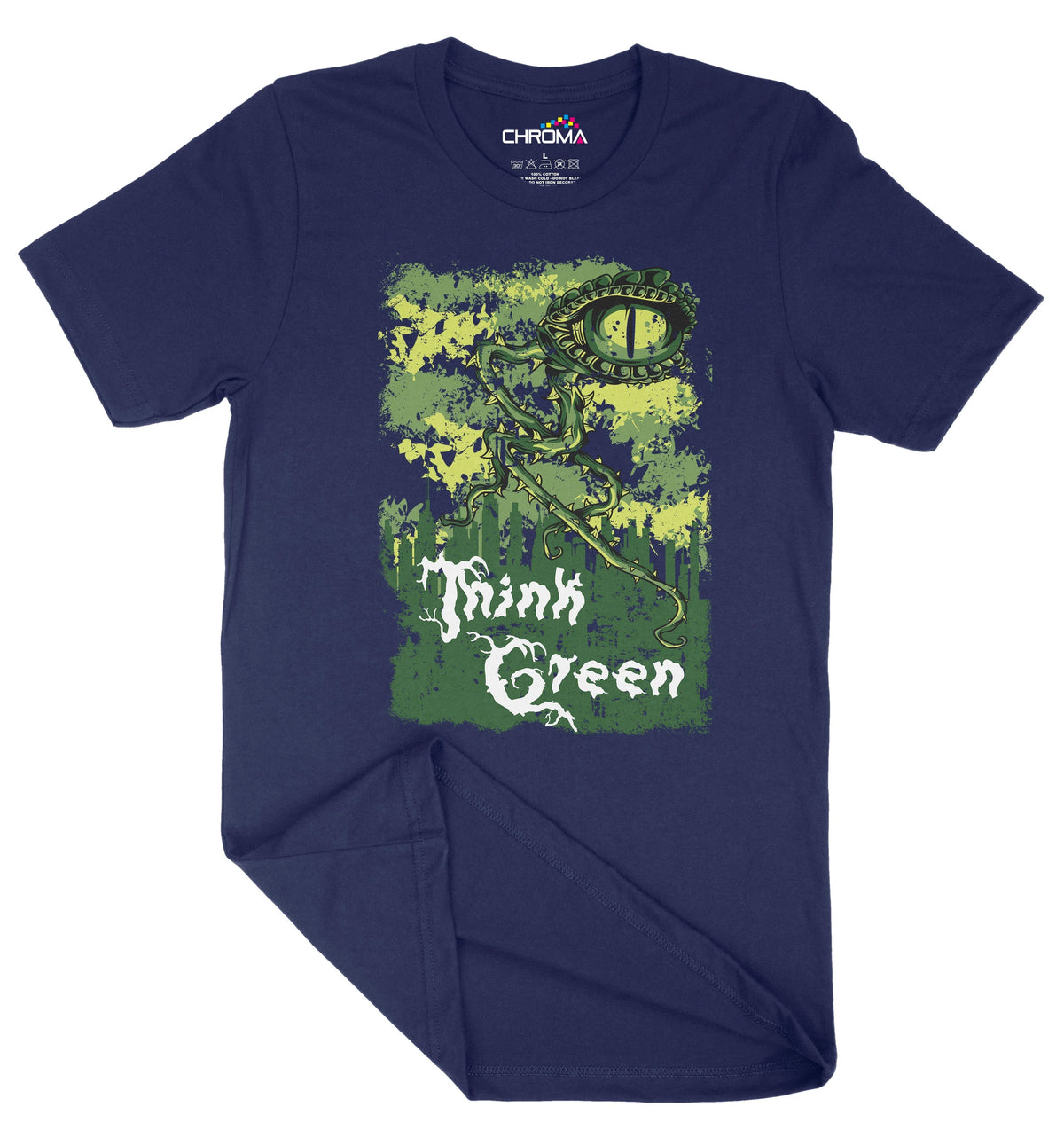 Think Green Unisex Adult T-Shirt | Premium Quality Streetwear Chroma Clothing