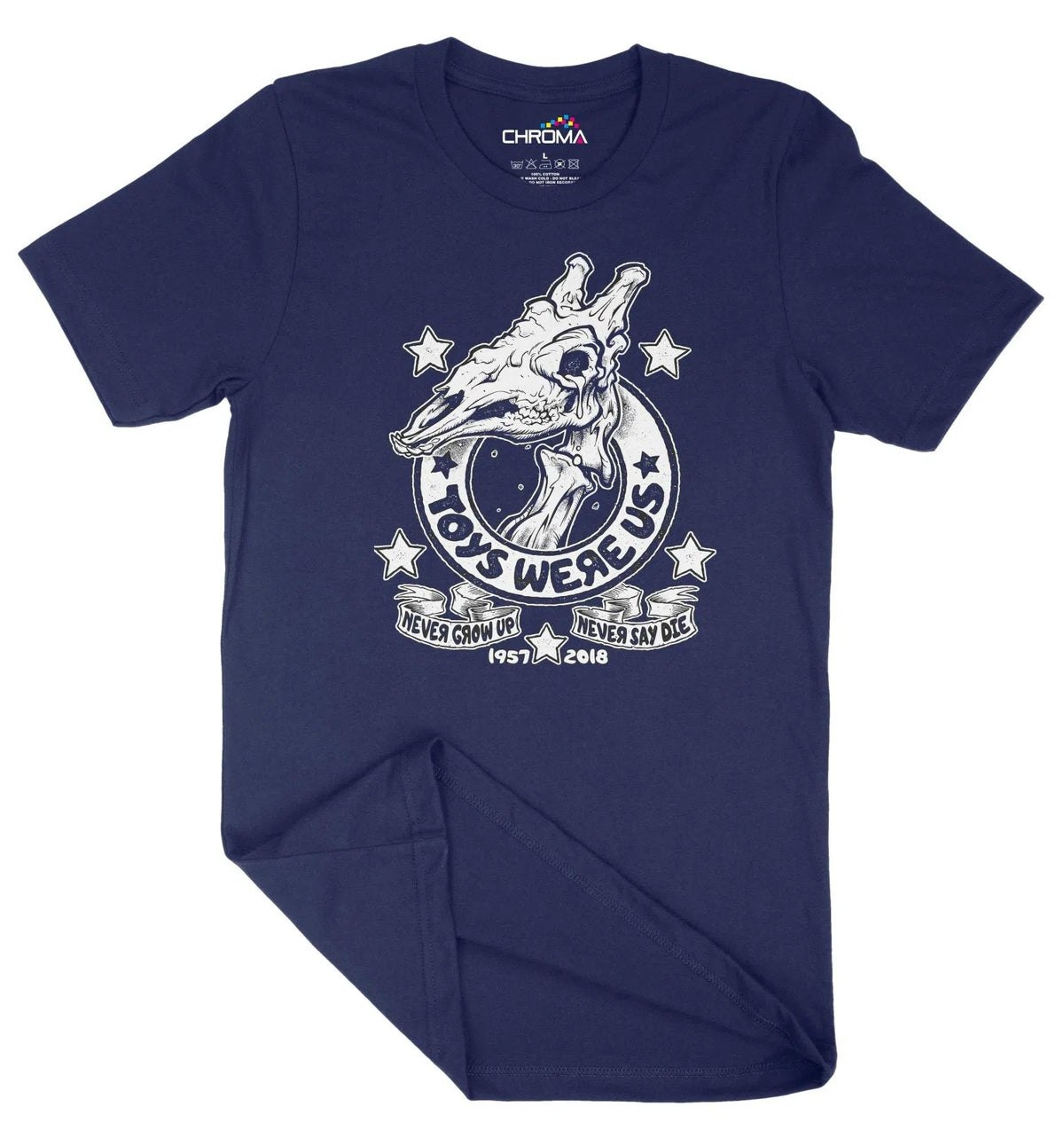 Toys Were Us Dino Skull Funny Halloween Unisex Adult T-Shirt | Premium Chroma Clothing