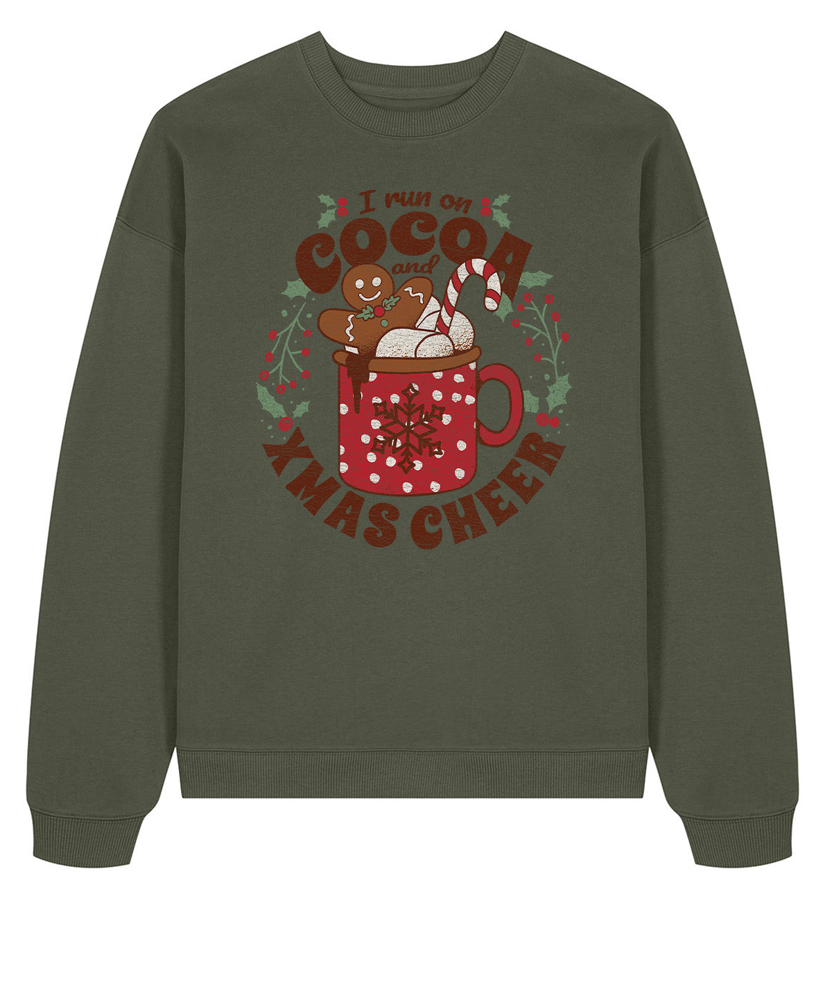 I Run On Cocoa And Xmas Cheer | Stanley Radder Sweatshirt