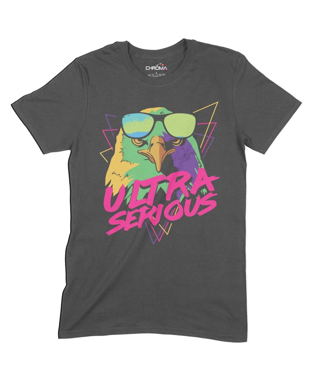 Ultra Serious Retro Unisex Adult T-Shirt | Premium Quality Streetwear Chroma Clothing