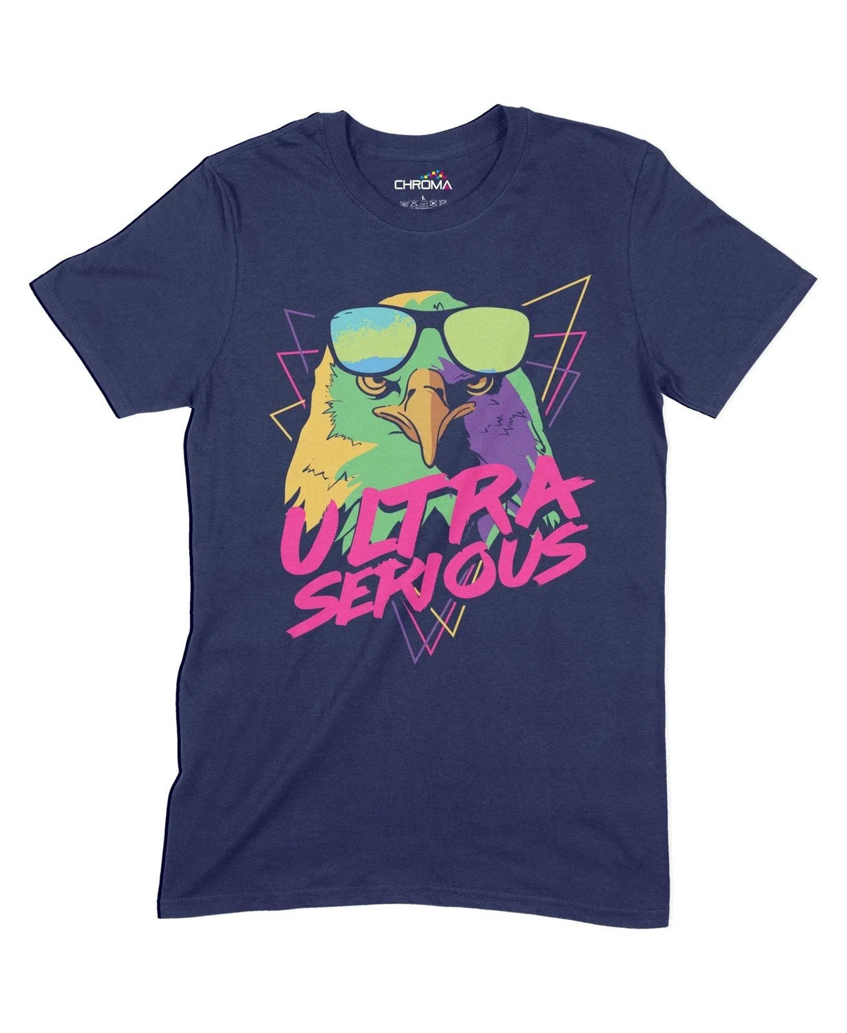 Ultra Serious Retro Unisex Adult T-Shirt | Premium Quality Streetwear Chroma Clothing