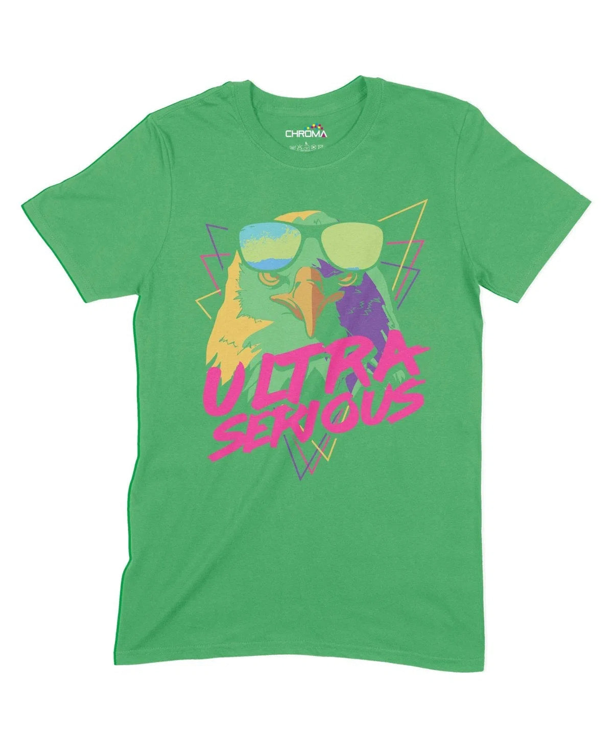Ultra Serious Retro Unisex Adult T-Shirt | Premium Quality Streetwear Chroma Clothing