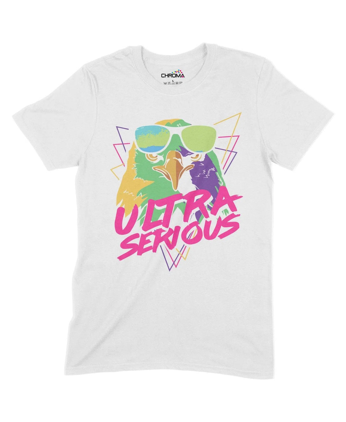 Ultra Serious Retro Unisex Adult T-Shirt | Premium Quality Streetwear Chroma Clothing