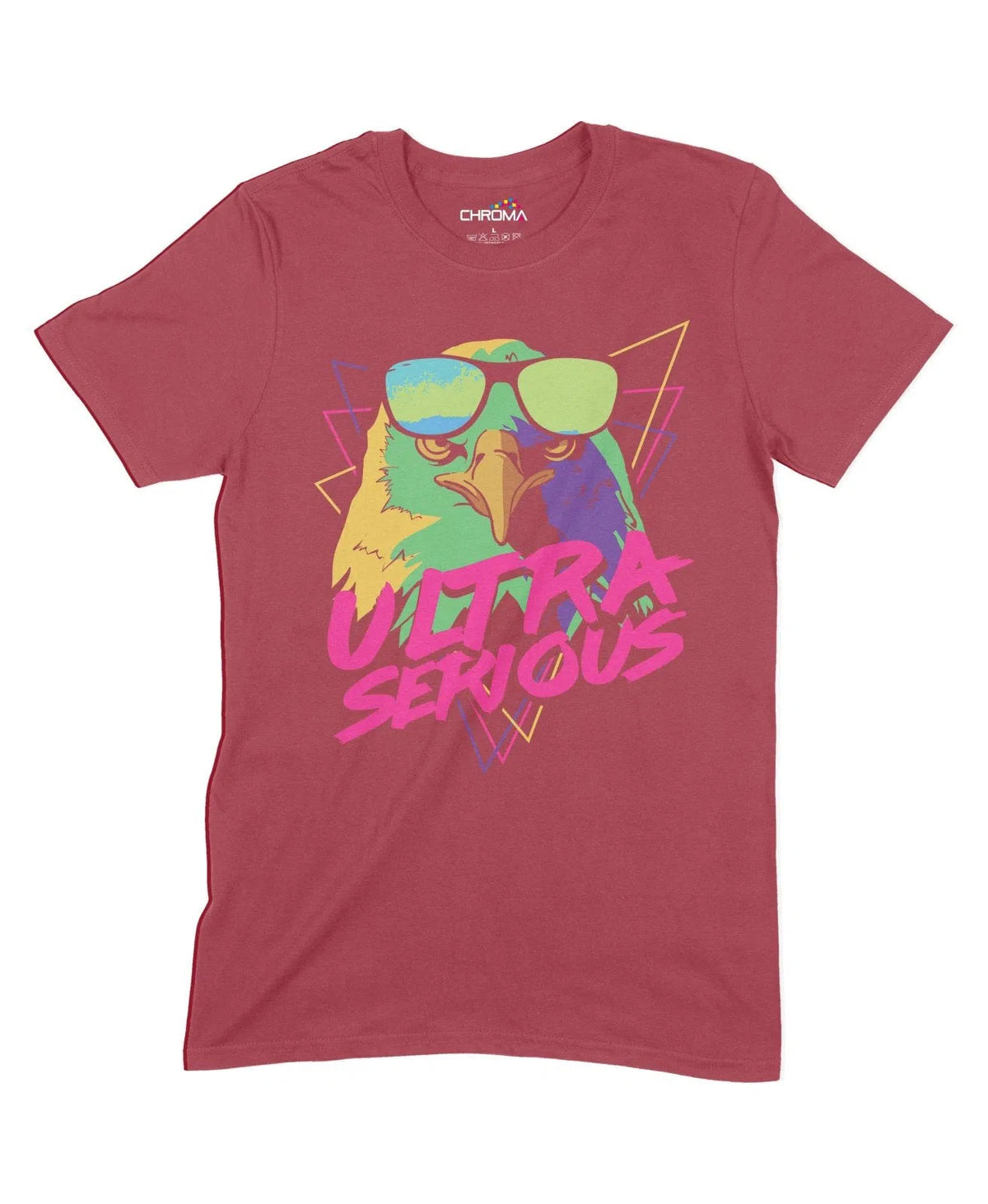 Ultra Serious Retro Unisex Adult T-Shirt | Premium Quality Streetwear Chroma Clothing