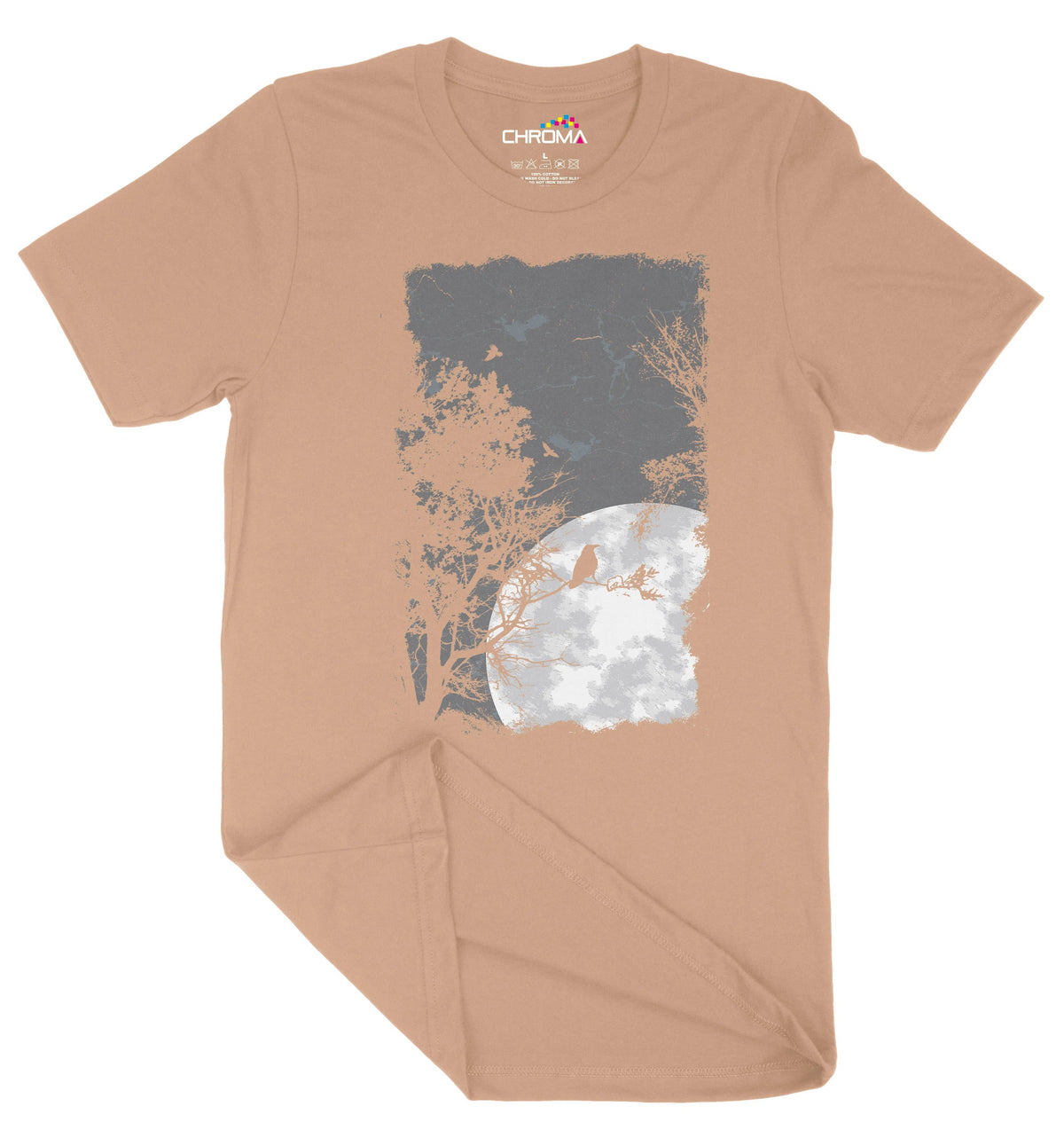 Under The Moonlight Unisex Adult T-Shirt | Premium Quality Streetwear Chroma Clothing