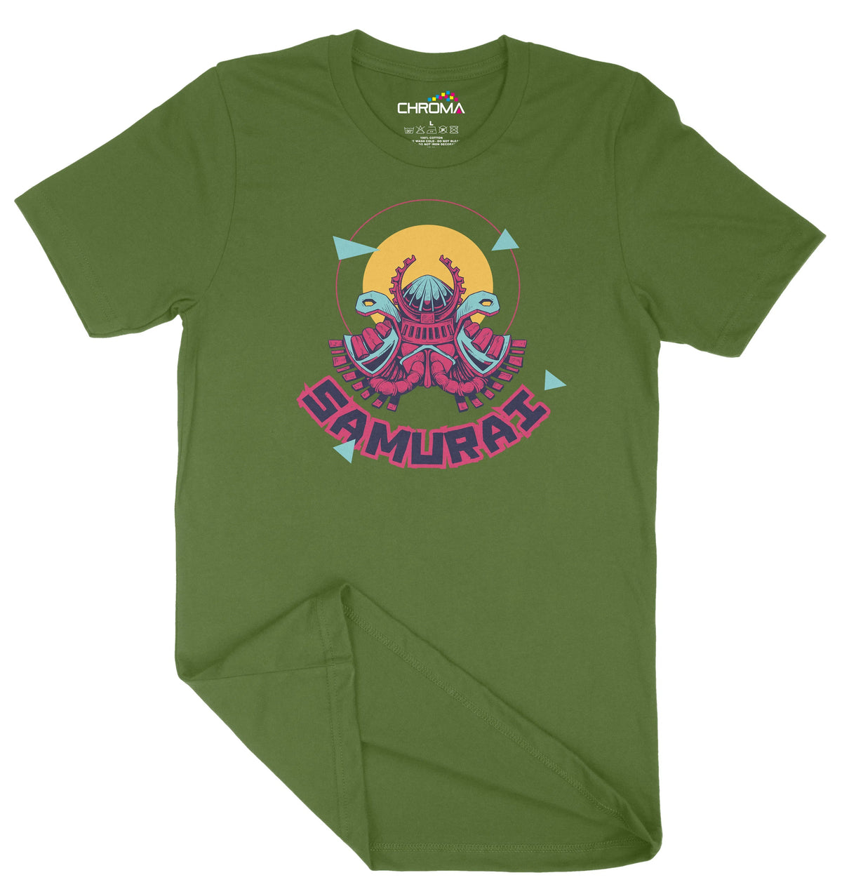 Vector Samurai Unisex Adult T-Shirt | Premium Quality Streetwear Chroma Clothing