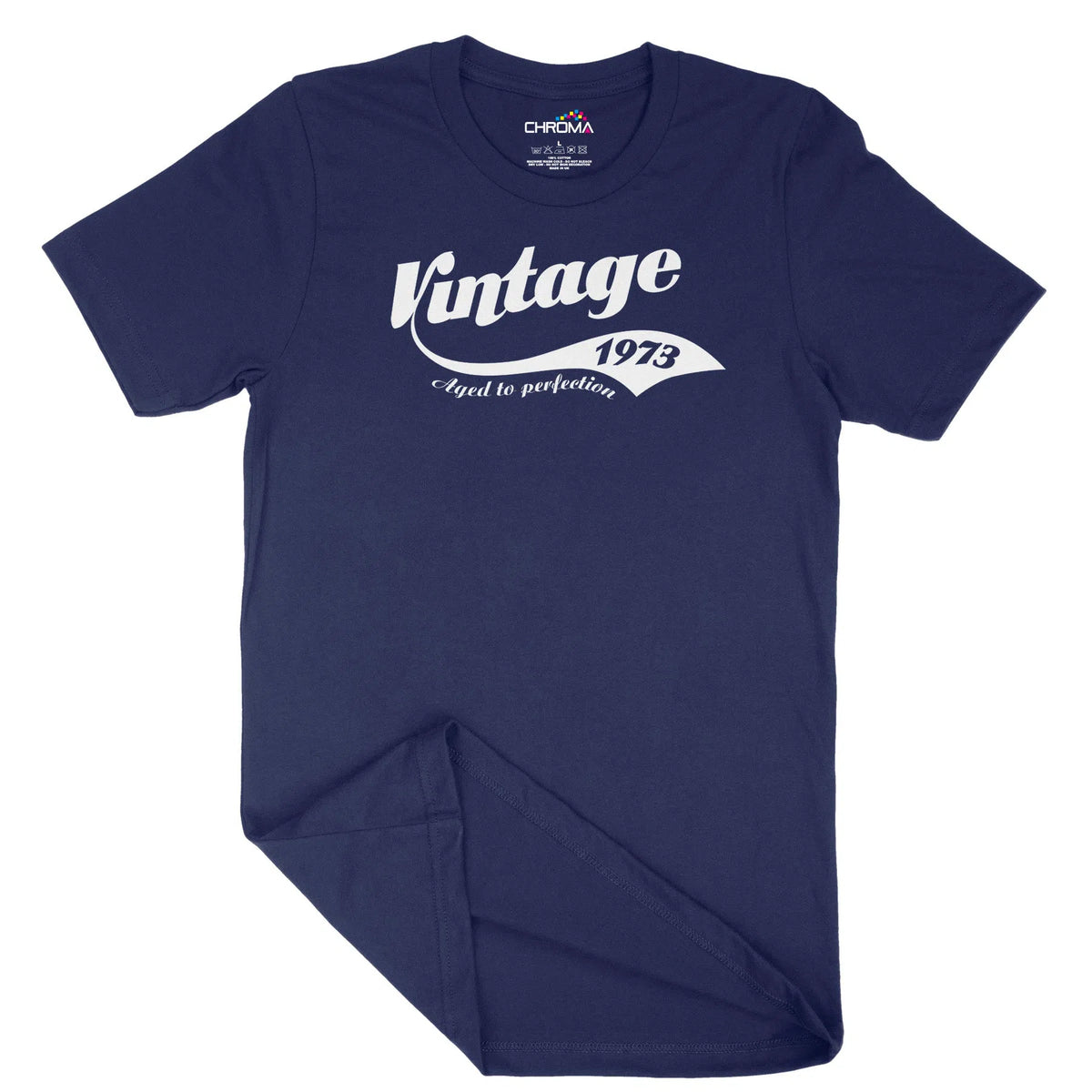 Vintage 1973 Unisex Adult T-Shirt | Quality Slogan Clothing Chroma Clothing