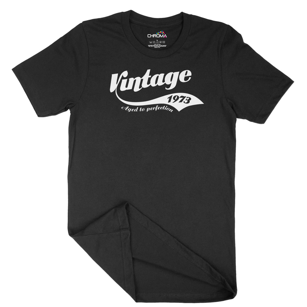 Vintage 1973 Unisex Adult T-Shirt | Quality Slogan Clothing Chroma Clothing