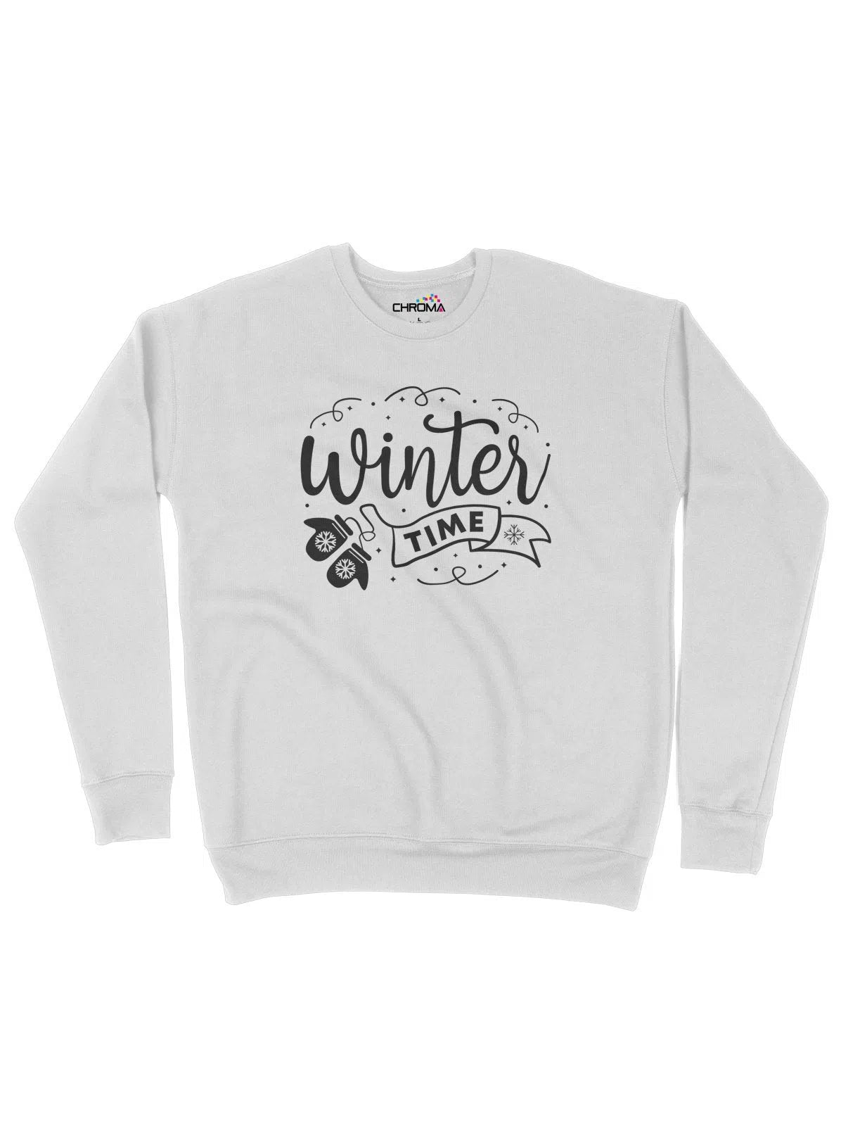 Winter Time Unisex Adult Sweatshirt Chroma Clothing