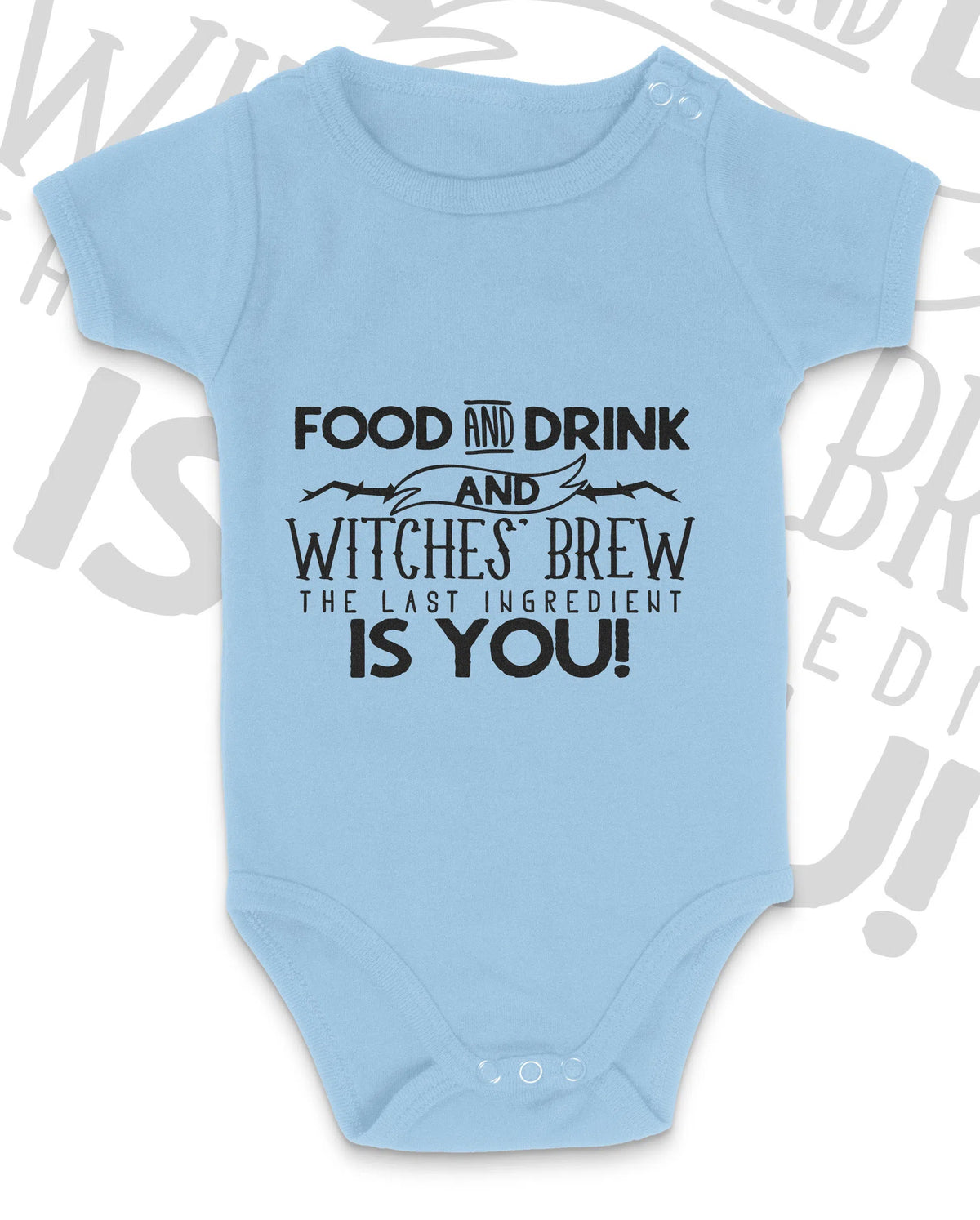 Witches Brew Halloween Party Baby Grow Chroma Clothing